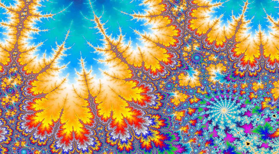 A digitally generated fractal based on the Mandelbrot set. Picture Shutterstock