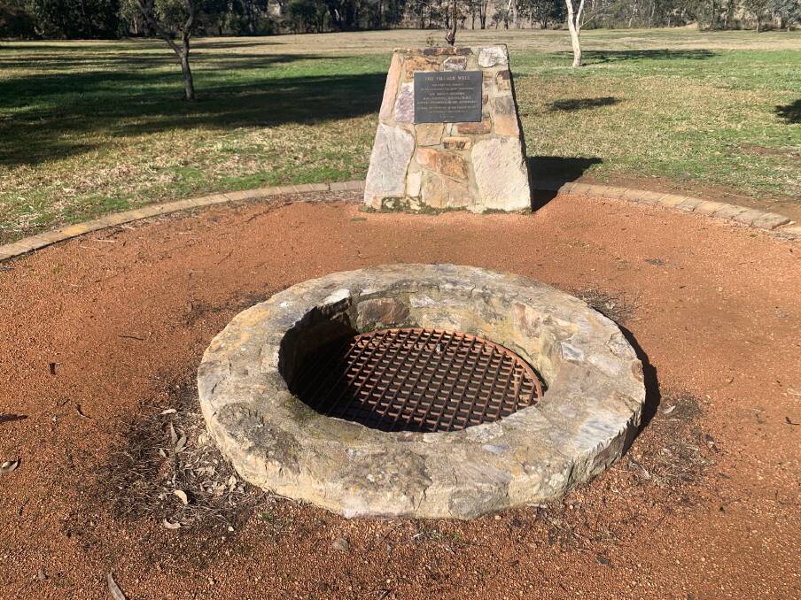 You can still see this historic well in the grounds of the Hall Village Reserve. Picture: Tim the Yowie Man