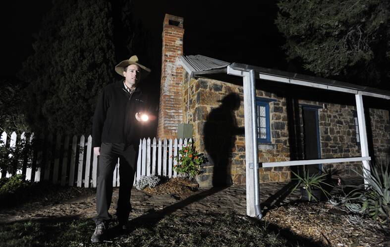 Shining the spotlight on the pioneering history at Blundells Cottage. Picture: Supplied