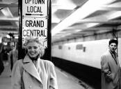 Marilyn Monroe turns heads at New York subway's Grand Central Station in March 1955. Picture: Getty Images