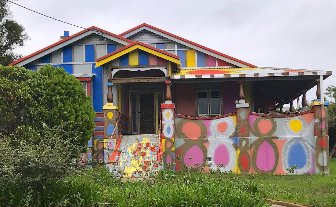 This house on the Princes Highway in Eden is easy to spot. Picture: Tim the Yowie Man