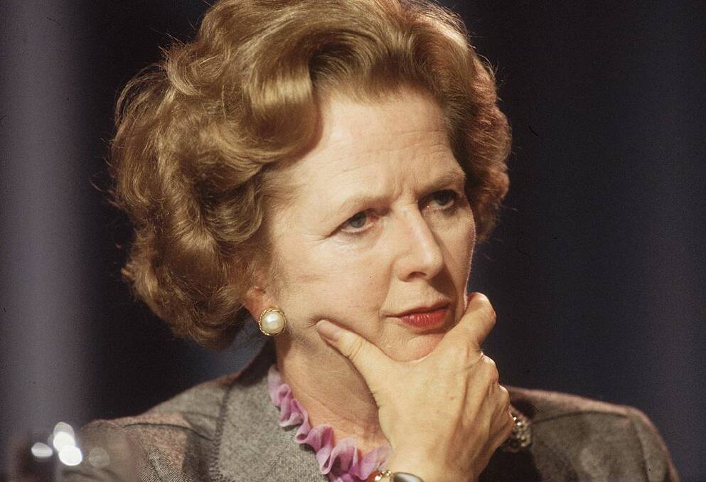 Margaret Thatcher hired a voice coach to lower her pitch. Picture: Getty Images