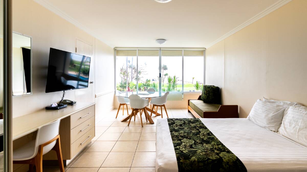 Tangalooma Island Resort accommodation options range from basic hotel rooms to beachfront villas and multi-bedroom luxury apartments.