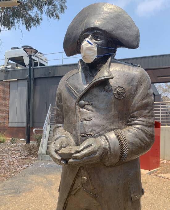 Do you recognised this masked monument? Picture: Tim the Yowie Man