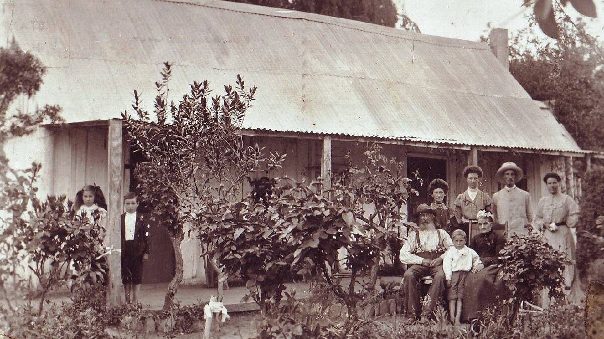Henry and Eliza Phillips (both seated) with their family in 1906. Picture by Bill Chase/ACT Heritage