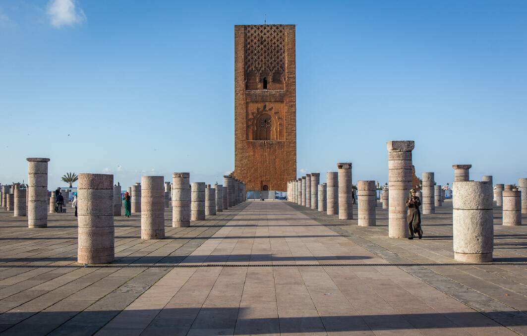 Hassan Tower in Rabat is part of a 12th-century mosque that was never finished. Picture by Michael Turtle