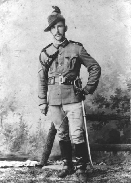 Farrier Sergeant George Gribble, c.1898. Picture: Hall School Museum & Heritage Centre