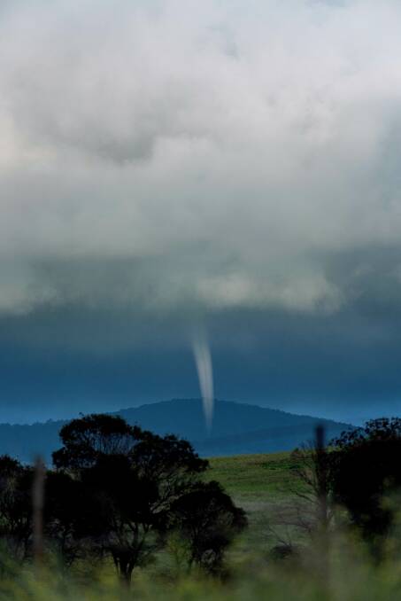 The Braidwood twister. Picture: Jeremy Hughes