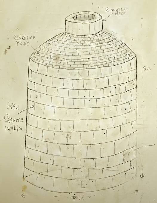 A sketch of Watson's Bottle by Tony's mum, the late Ivy Wade. Picture supplied