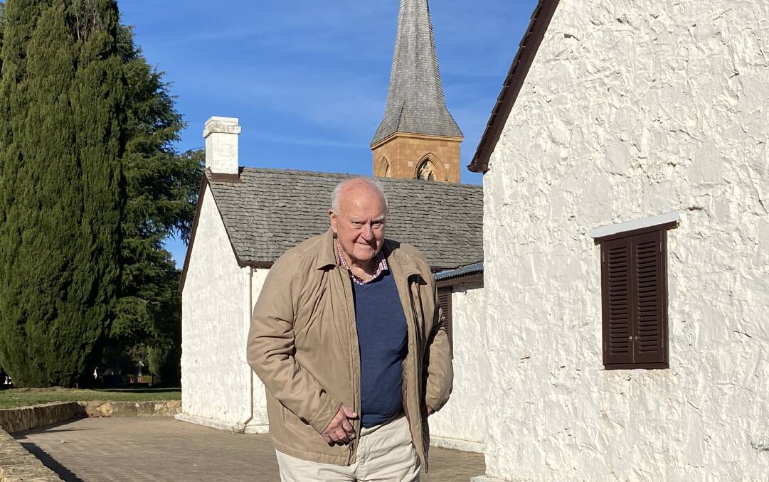 Robert Campbell at the St John's Schoolhouse Museum. Picture by Tim the Yowie Man