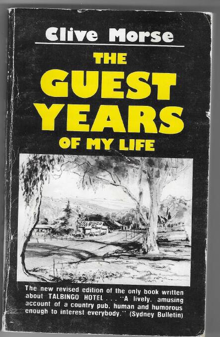 Gus Dingham's painting of the Talbingo Hotel as it appears on the front cover of The Guest Years of My Life, a book the author dedicated to him. Picture: Supplied