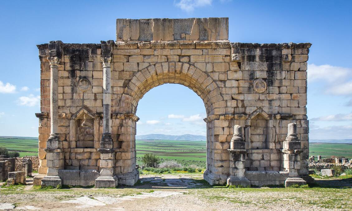 The Ancient Roman ruins of Volubilis. Picture by Michael Turtle
