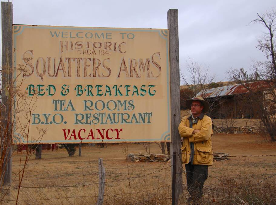A reminder of the days when the Squatters Arms housed a popular café. Picture: Dave Moore