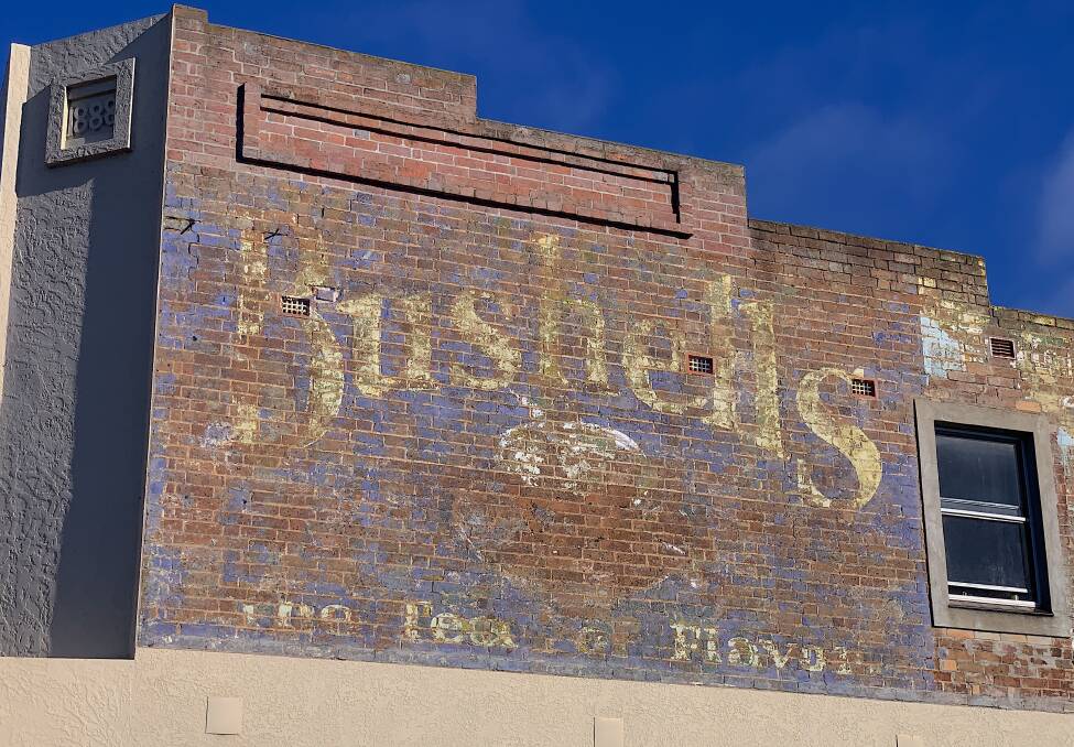 The faded 'ghost sign' advertising Bushells Tea on Grafton Street in Goulburn. Picture: Tim the Yowie Man