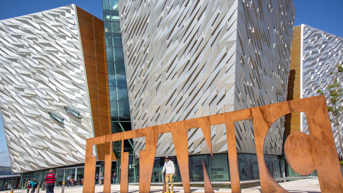 The enormous Titanic Belfast museum was opened in 2012 to coincide with the centenary of the ship's sinking.

