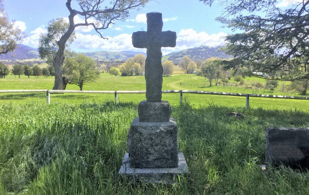 Lanyon Cemetery - the final resting place of at least 50 European pioneers of the Lanyon valley. Picture: ACT Historic Places