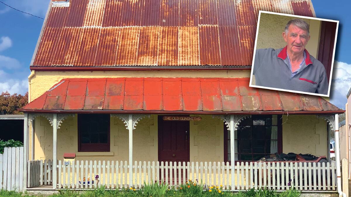 The Old Gunsmiths in Braidwood, owned by John Feehan (inset), was frequented by members of the Clarke Gang. Picture Tim the Yowie Man