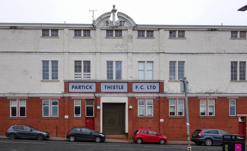 Partick Thistle FC's modest home in Firhill, Glasgow. Picture: Shutterstock