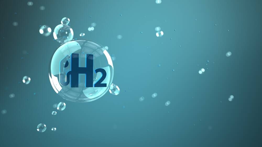 Blue hydrogen is made from natural gas using carbon capture and storage. Picture: Shutterstock