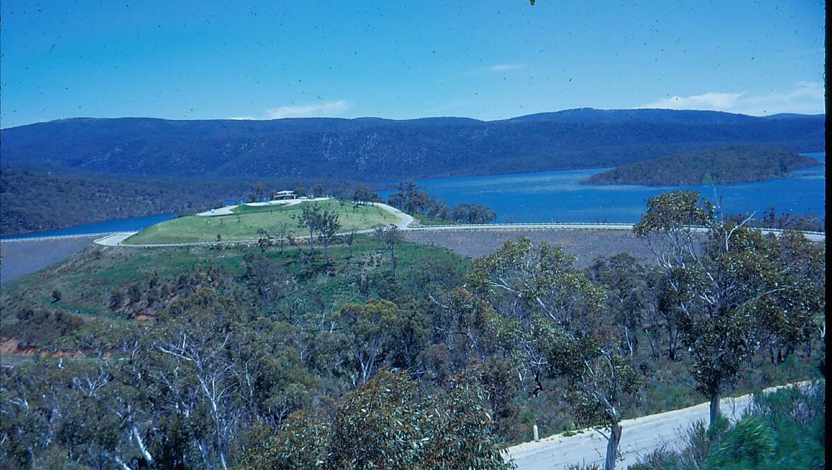 An aerial view of the Eucumbene Tea House circa early 1960s. Picture by Steve Brayshaw