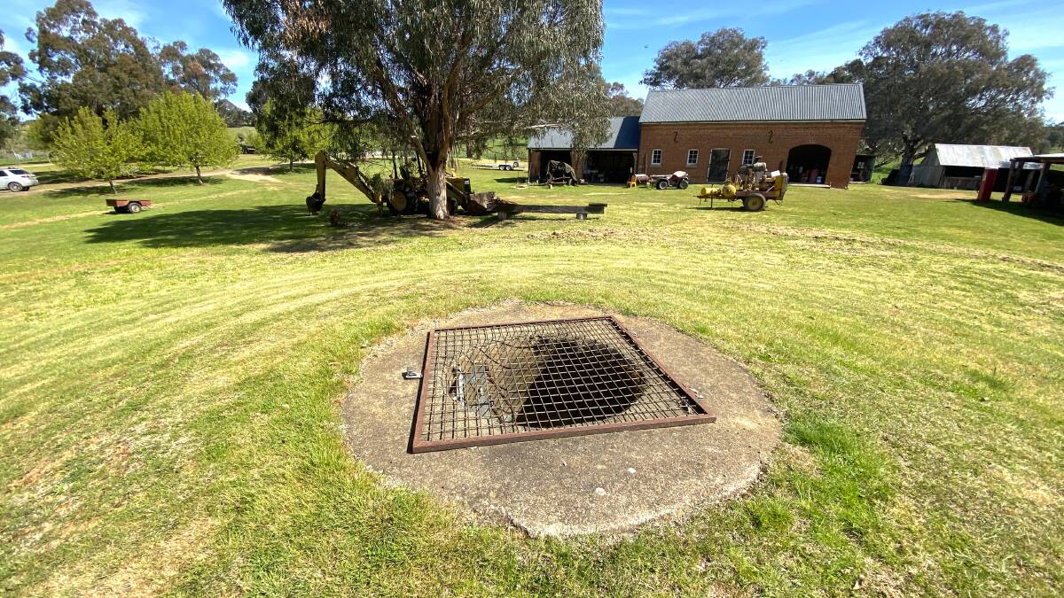 Today, a metal grate marks the entrance to Watson's Bottle. Picture by Tim the Yowie Man