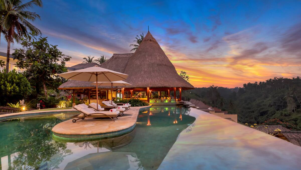 Stay in a two-bedroom villa with private pool at the Viceroy resort in Ubud. Picture: Viceroy Bali