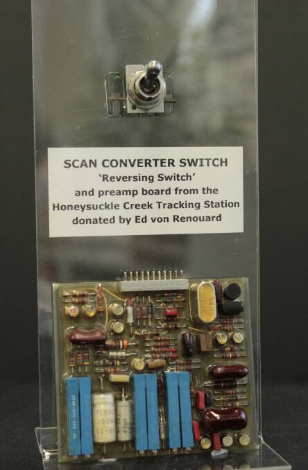The history-making toggle switch. Picture courtesy of Canberra DSN