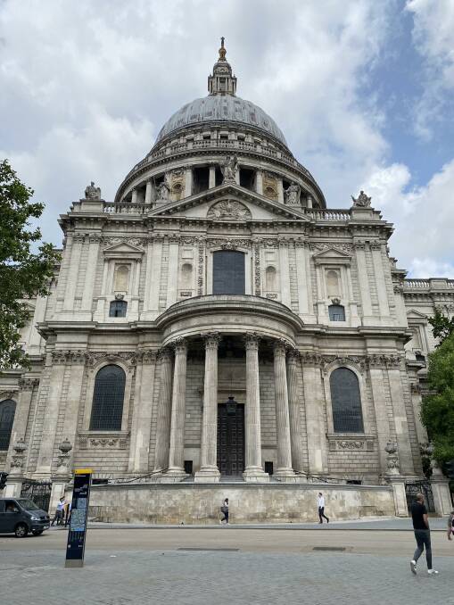 London's St Paul's Cathedral with its landmark dome. Picture by Tim the Yowie Man