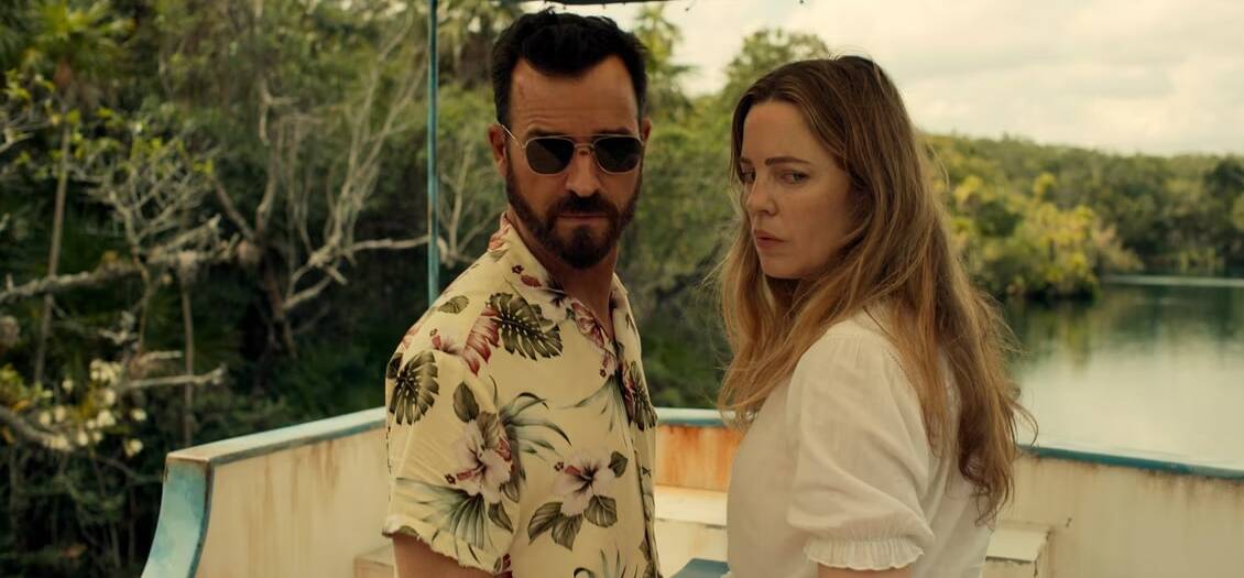 Justin Theroux plays deeply flawed patriarch Allie Fox and Australia's Melissa George gives the performance of a lifetime as his wife, Margot. Picture Apple TV+