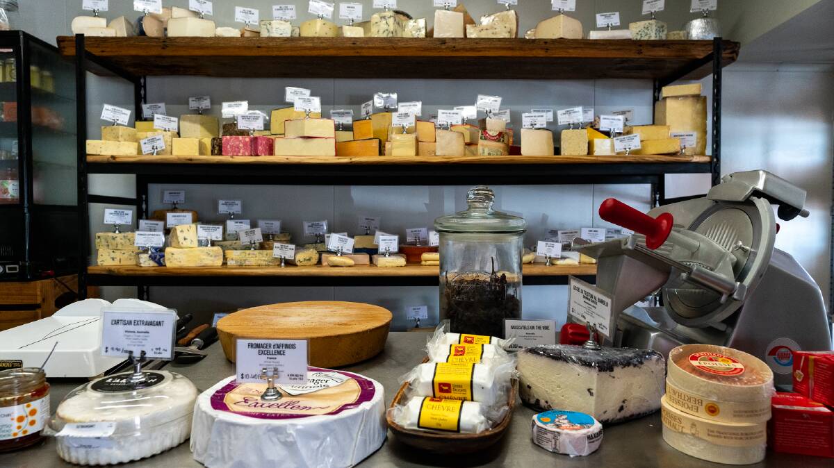 The impressive cheese selection at Maleny Food Co.
