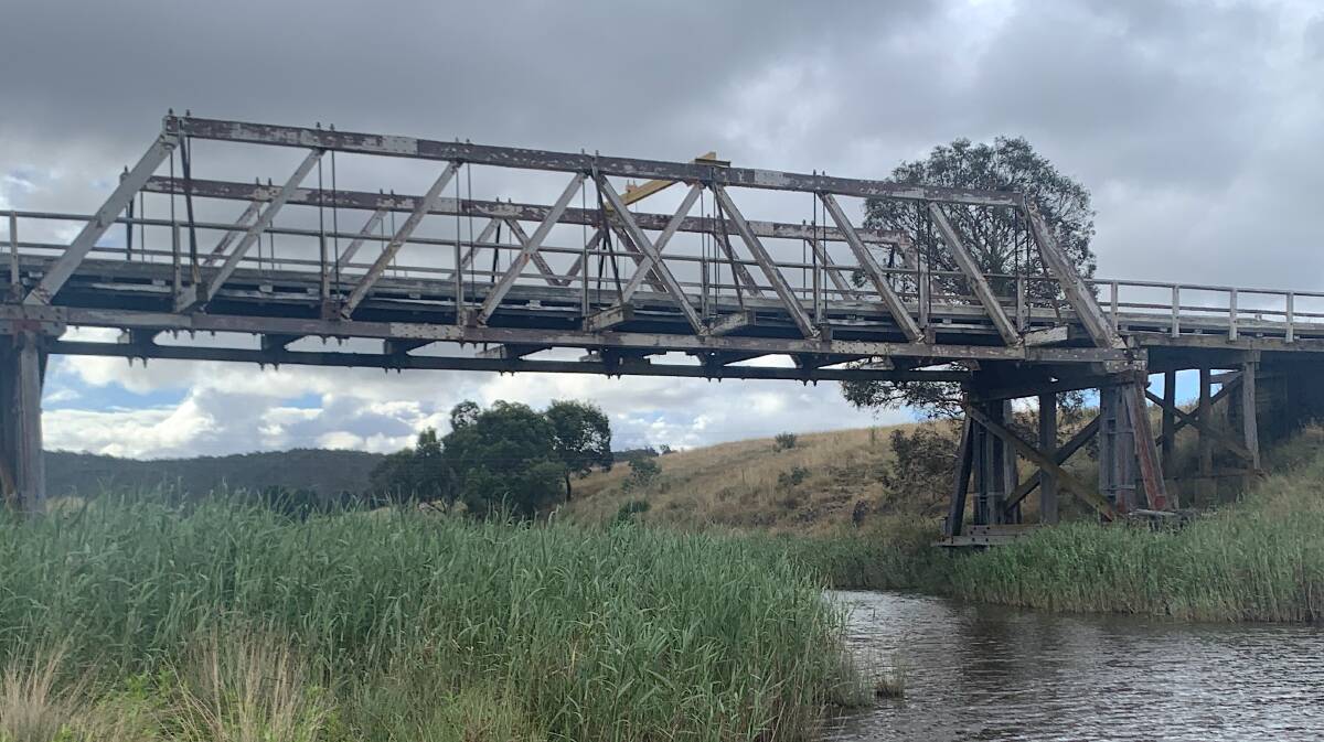 The Allan Truss timber bridge, 70 metres west of the explosion site. Picture: Tim the Yowie Man