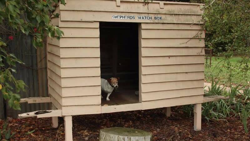 This Shepherd's Watchbox, used as a cubby and dog kennel in Gamboola, NSW, was recently on display in the Orange Regional Museum. Picture: Supplied