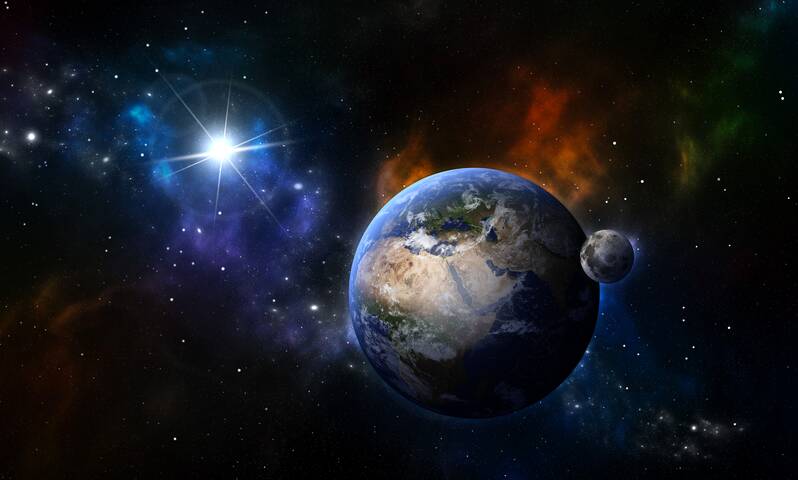 Earth is but a speck in our vast universe. Picture Shutterstock