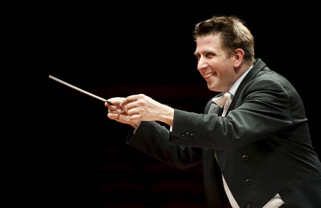 Dr Nicholas Milton conducted the CSO at Llewellyn Hall without an audience.