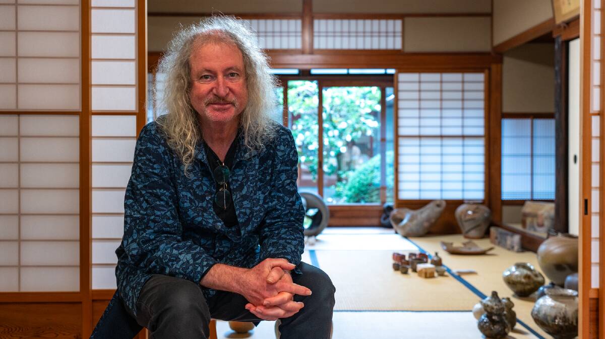 Ceramics expert Robert Yellin at his gallery in Kyoto. Picture by Michael Turtle
