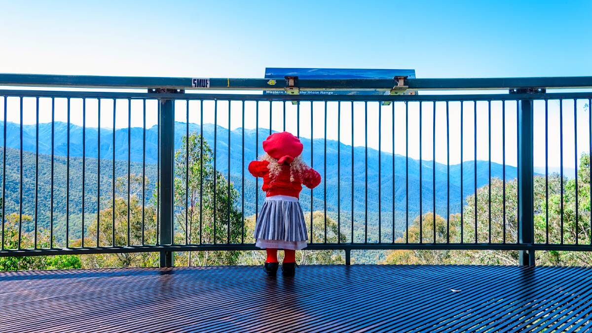 The doll at Scammells Lookout. Picture: Ann Gibbs-Jordan