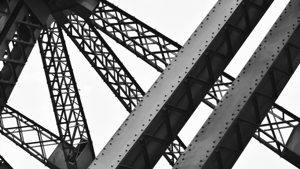 Sydney Harbour Bridge has 6 million rivets, give or take. Picture Shutterstock