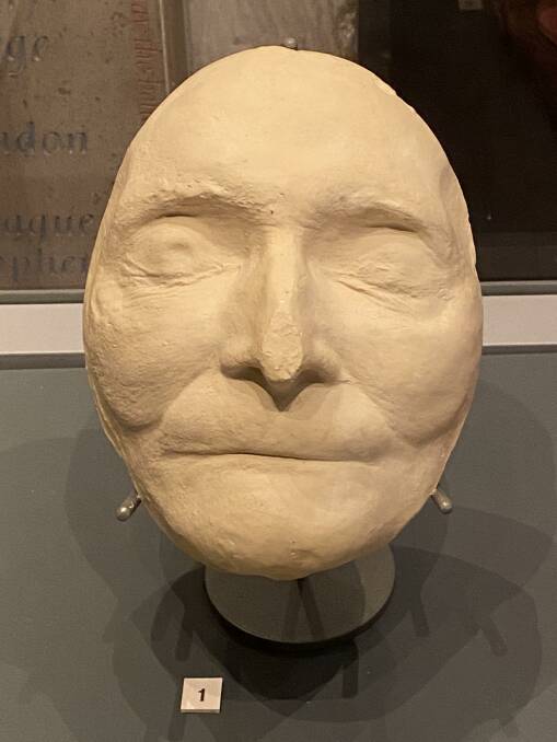 Sir Christopher Wren's death mask. Picture by Tim the Yowie Man