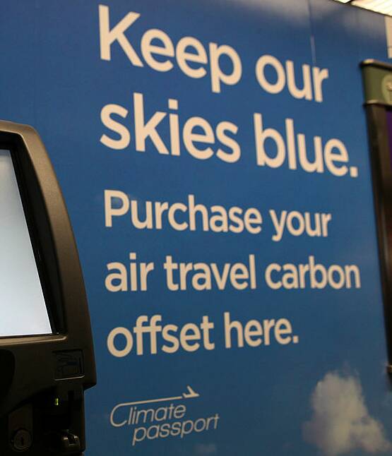 Carbon offsets should be included in the ticket price so travellers understand the environmental cost of their trips.