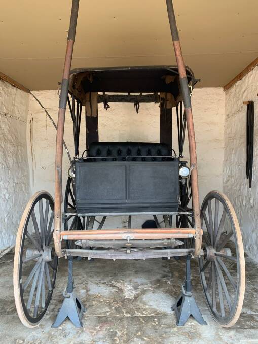 The buggy at Lanyon Homestead. Picture: Tim the Yowie Man