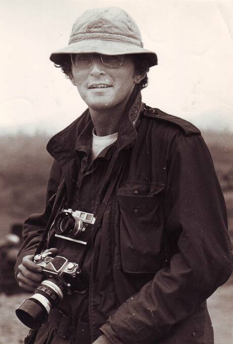 Carl at Khe Sanh covering the invasion of Laos in 1971.