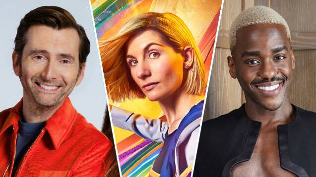 Is there a Doctor in the house? David Tennant, Jodie Whittaker and Ncuti Gatwa. 