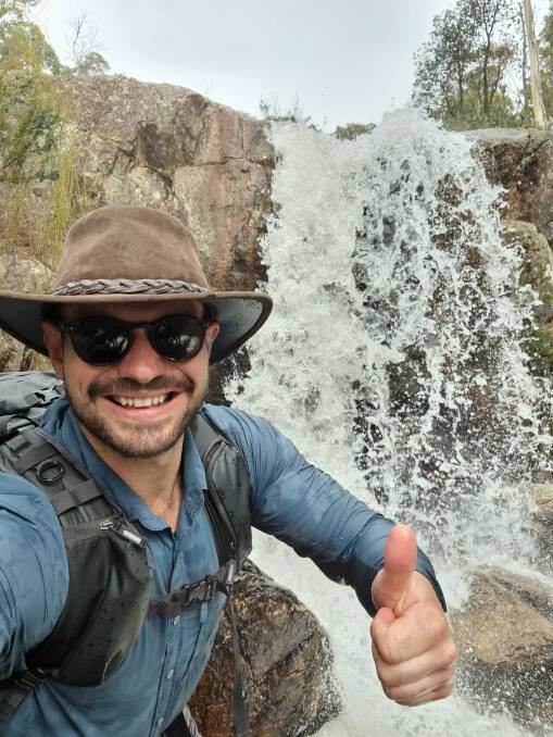 Canberra waterfall chaser, Andrew May. Picture: Andrew May