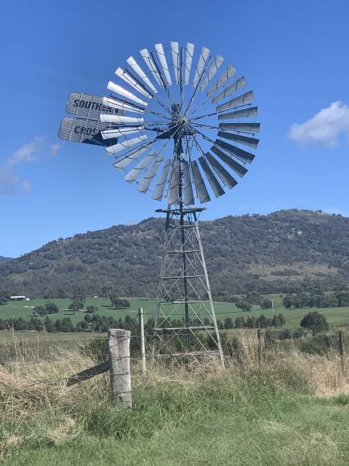 Lanyon's Southern Cross windmill - the largest of its kind in the southern hemisphere. Picture: Tim the Yowie Man