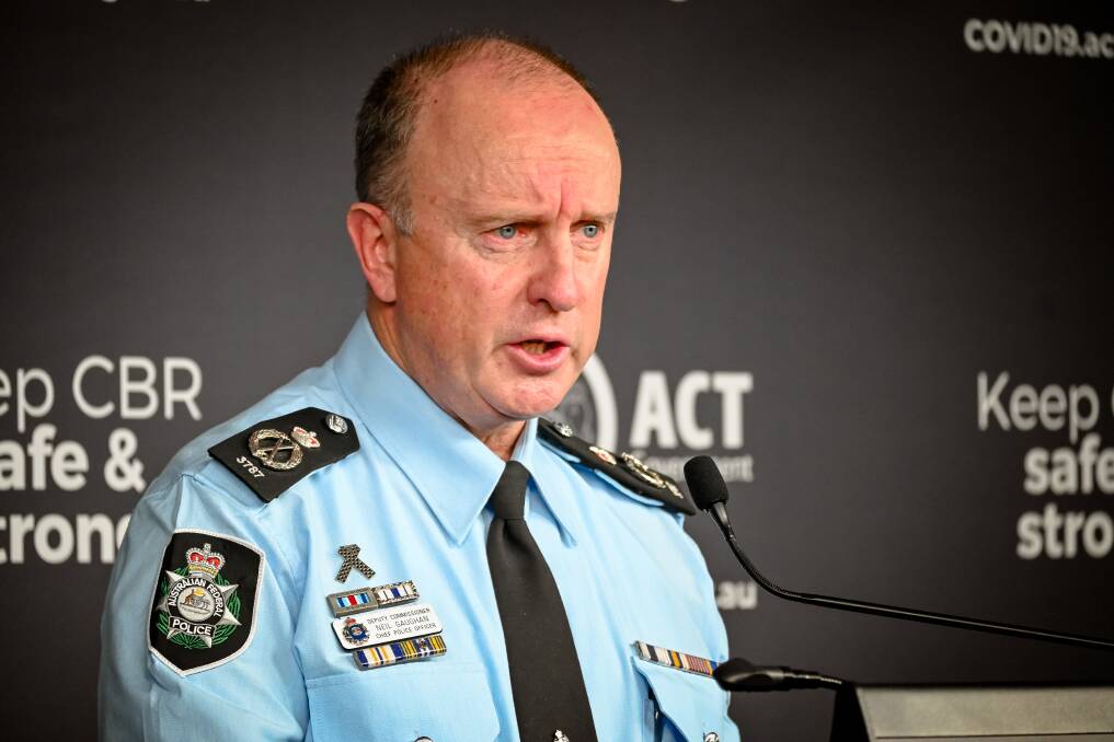 Former ACT Chief Police Officer Neil Gaughan had been a strong advocate of the proven monitoring technology. Picture by Elesa Kurtz 