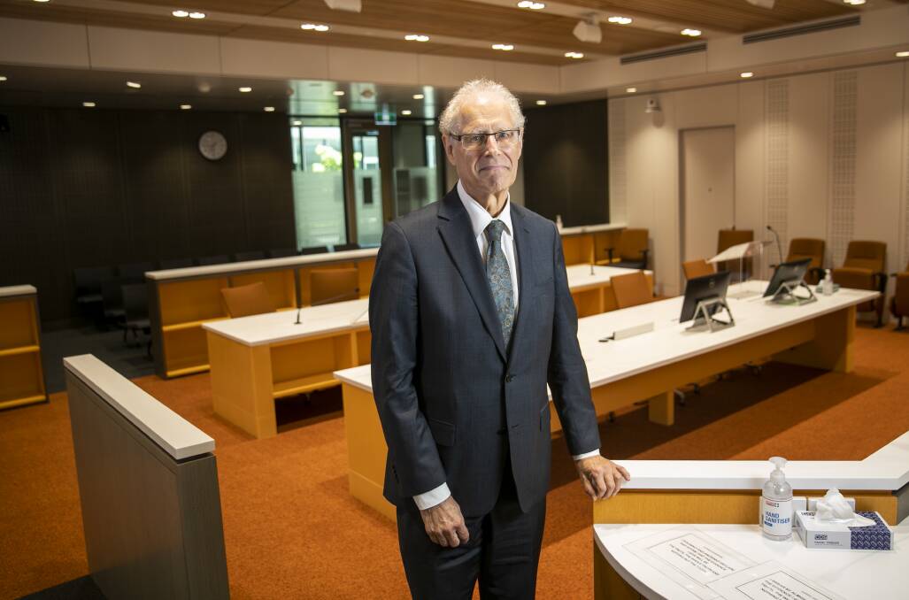 Acting Justice Richard Refshauge, who heads up the ACT's drug and alcohol sentencing list. Picture by Keegan Carroll