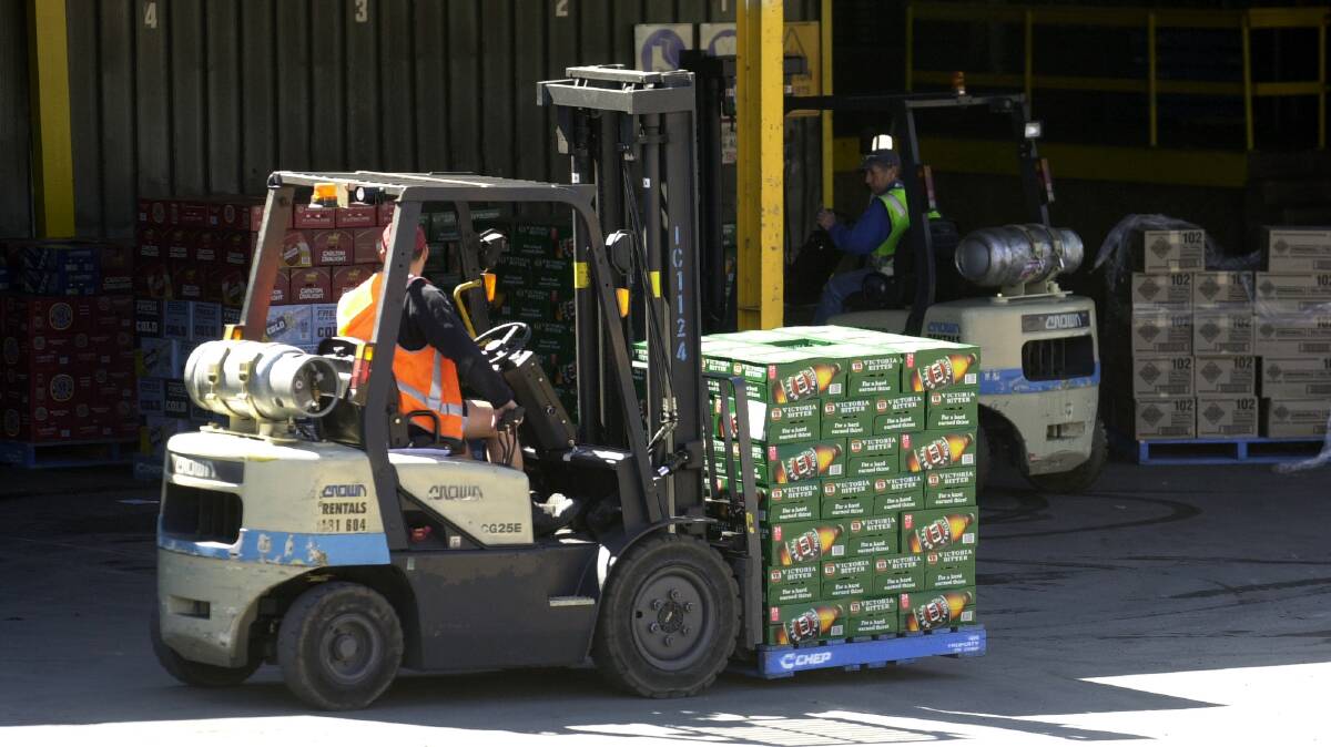 Driving a forklift is regarded across all industries as a high-risk skillset. Picture: Lannon Harkley