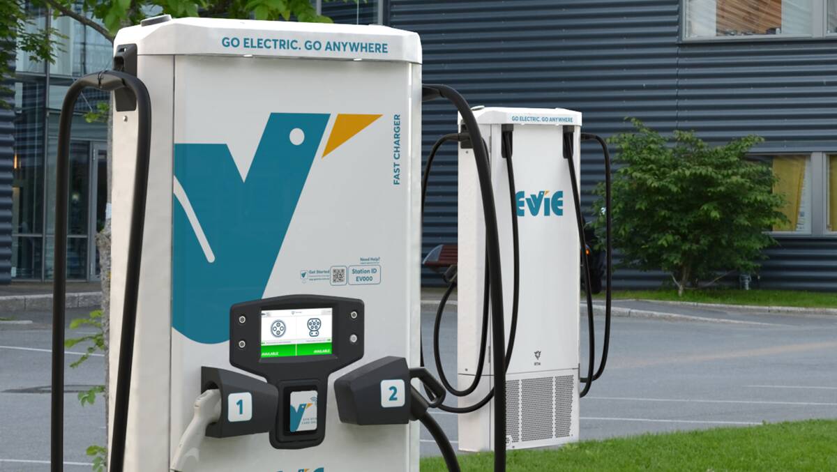 Evie Networks' fastchargers will start popping up around Canberra in the first half of next year. Picture: Supplied