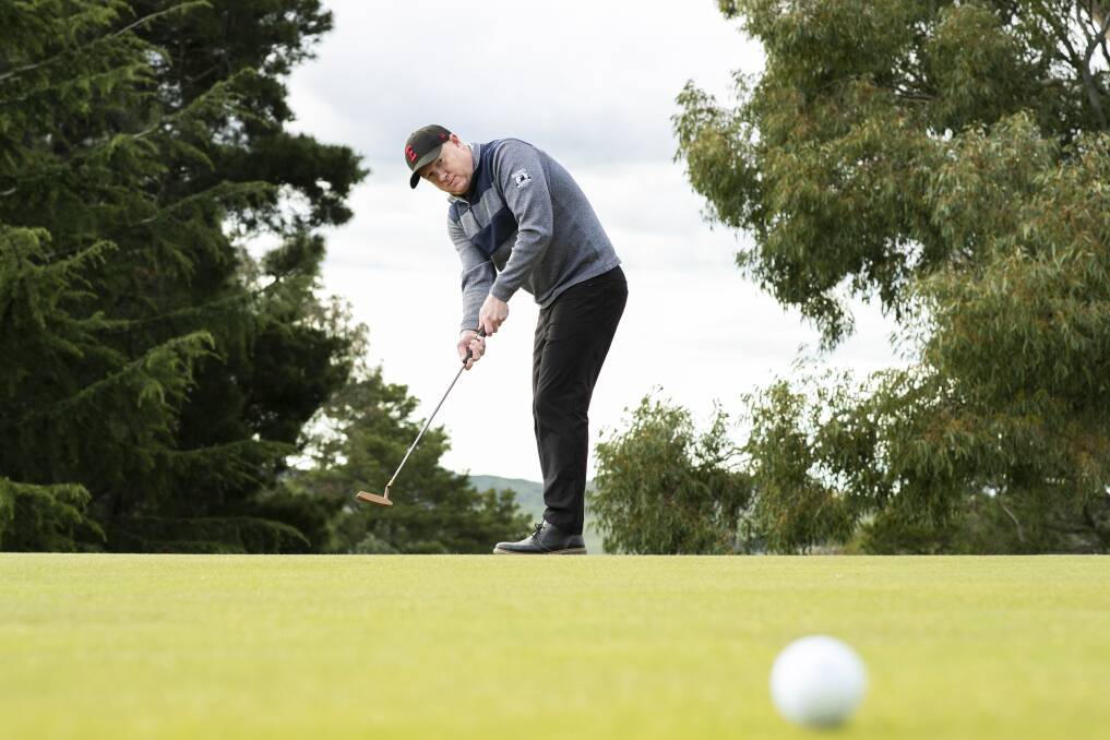 Paul Netting, general manager of the Belconnen Magpies Golf Club, says players are champing at the bit to get back on the course this weekend. Picture: Keegan Carroll