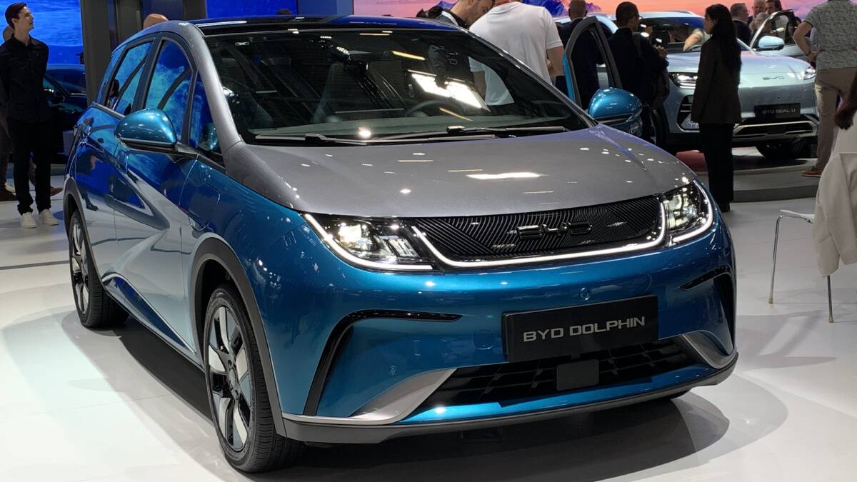 The recently launched BYD Dolphin is Australia's cheapest new electric car at just under $40,000. Picture by Peter Brewer 